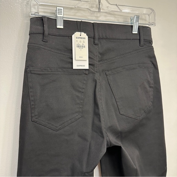 NWT Express Black Jeans with Velvet Stripe - Picture 5 of 6